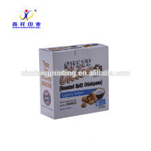 Customized Logo!Custom Printing Healthy Snack Food Paper Packaging Box for Chickpeas